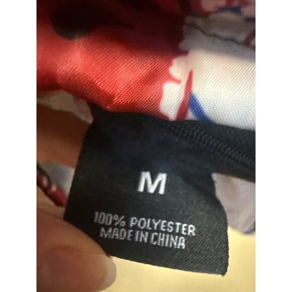 Rebel Minds M Patchwork Paisley Hoodie Jacket Unisex 100% Polyester Red/Green/Bl - Picture 4 of 8